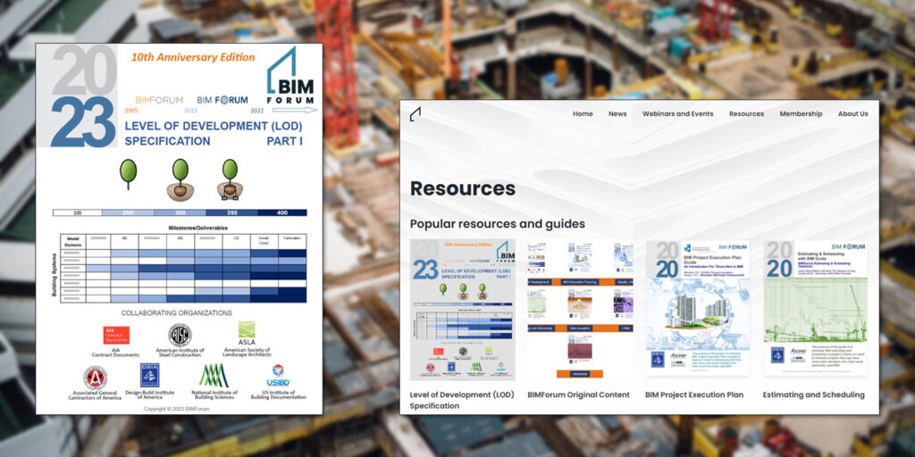 BIMForum 2023 LOD Specification 1 231228 BIMForum LOD Specification 2023 1500x750